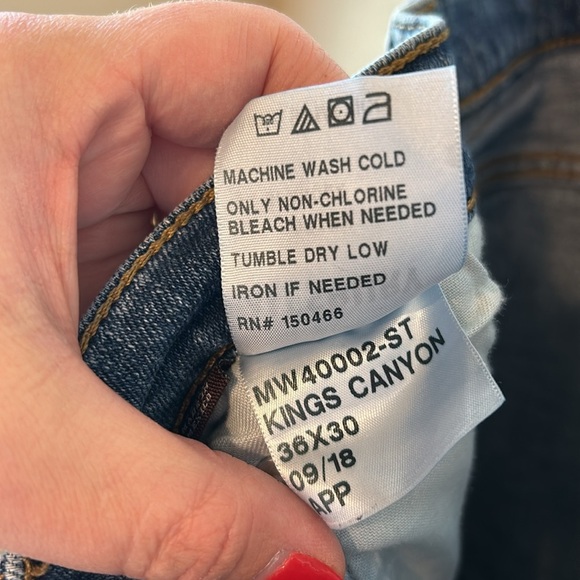 Alesbury straight leg jeans preppy workwear western concert fall winter - Picture 5 of 7